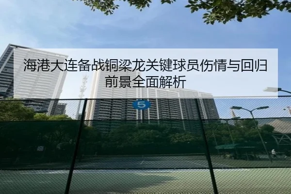 海港大连备战铜梁龙关键球员伤情与回归前景全面解析
